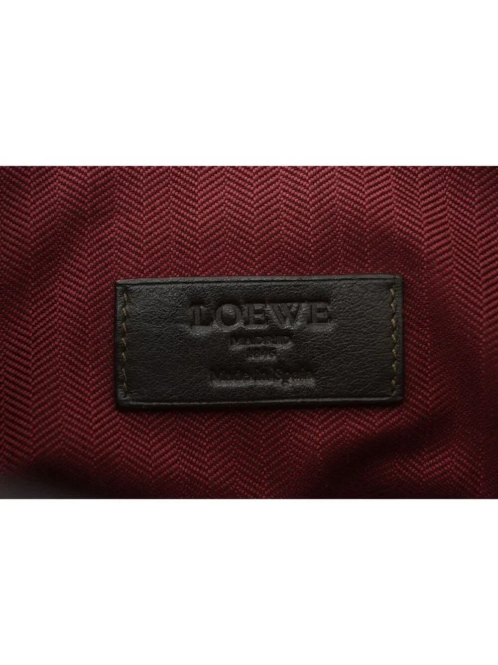 Loewe Shoulder Bag Vintage Leather Dark Brown